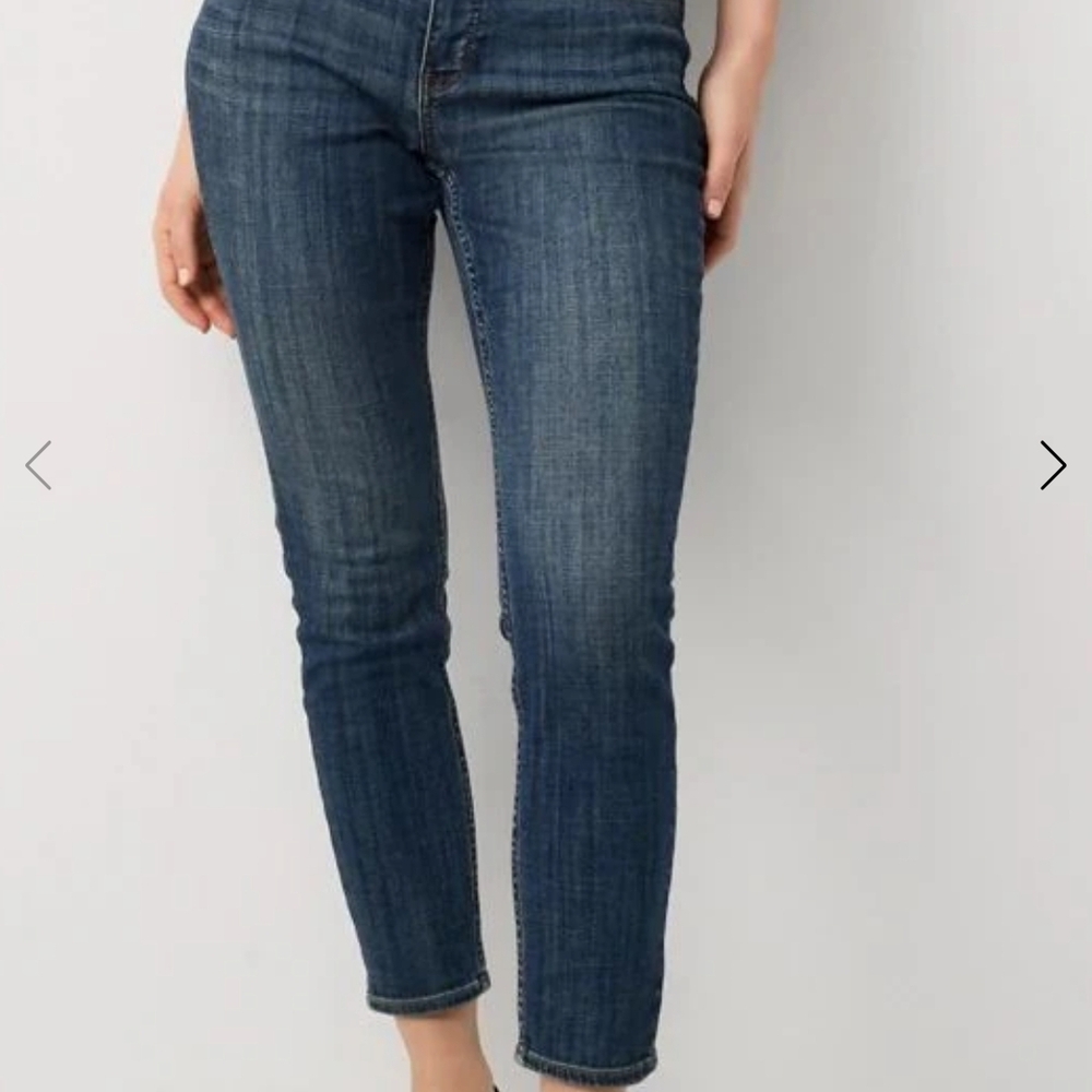White House Black Market Classic Blue High Rise Skinny Ankle Women’s Jeans Sz 6